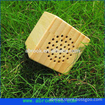 Hand crafted portable wooden speaker box